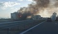 Ремарке на ТИР се запали на магистрала "Тракия"