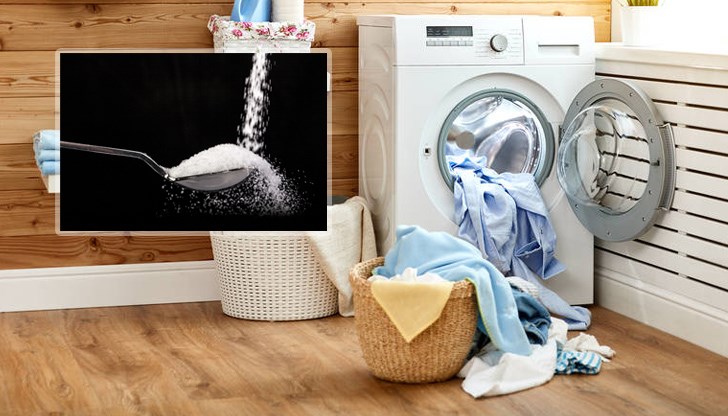 Много хора не знаят, че солта може да се използва и при пране на дрехи и бельо