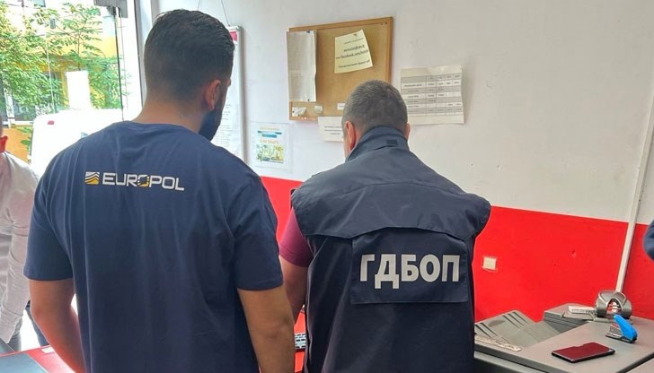 Операцията е проведена в координация с Европол и под ръководството на Софийска районна прокуратура