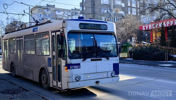 „Общински транспорт Русе“ разполага с 36 тролейбуса, 20 електробуса и 24 автобуса