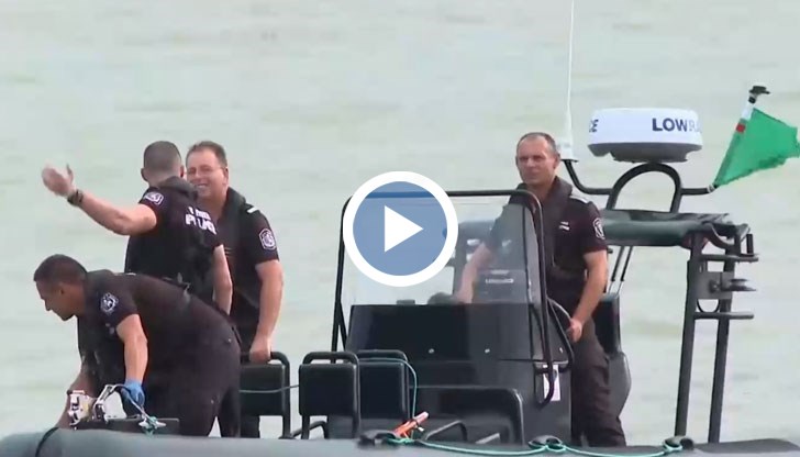 Кадри от издирвателната акция в Царево