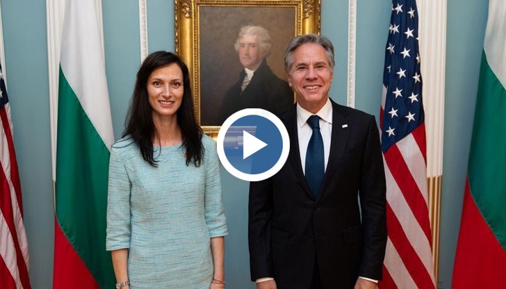 Българският вицепремиер се срещна с държавния секретар на САЩ Антъни Блинкен във Вашингтон