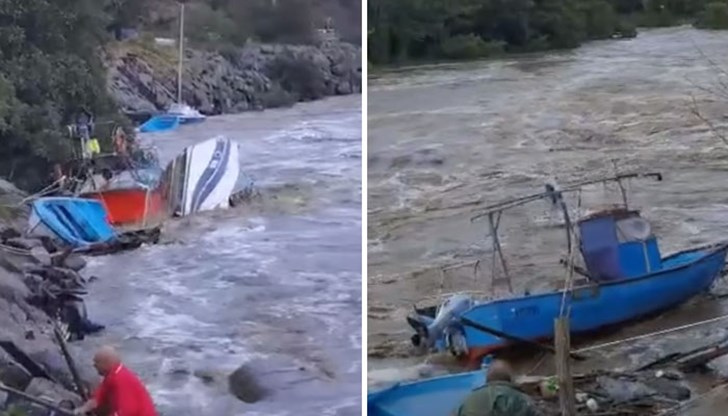 Образувал се е и воден смерч Образувал се е и воден смерч