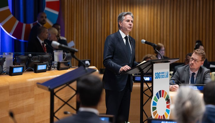 Държавният секретар на САЩ бе на заседание на Съвета за сигурност на ООН, посветено на войната Държавният секретар на САЩ бе на заседание на Съвета за сигурност на ООН, посветено на войната