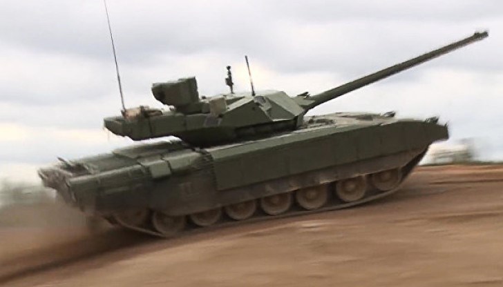 Танкът е унищожил няколко бронирани машини и е принудил украинските въоръжени сили да отстъпят