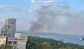 Пожар в Морската градина в Бургас