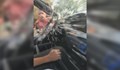 Искат постоянен арест за мъжа, строшил стъкло на бус в Пловдив