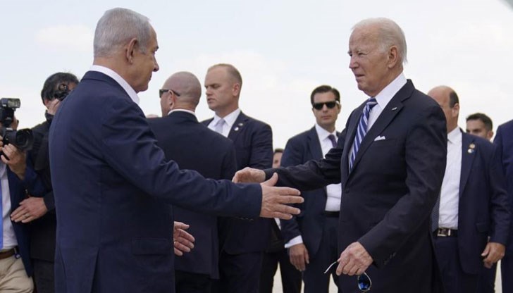 Държавният глава на САЩ бе посрещнат от израелския премиер Бенямин Нетаняху