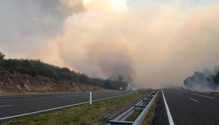 Трафикът се осъществява по обходен маршрут