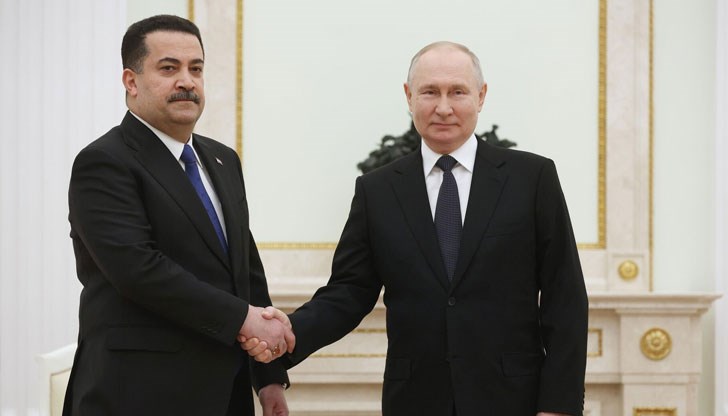 Президентът на Русия преговаря с премиера на Ирак Мухамед Судани Президентът на Русия преговаря с премиера на Ирак Мухамед Судани