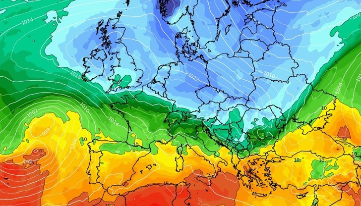 Очаква се формирането на циклогенез над Средиземноморието