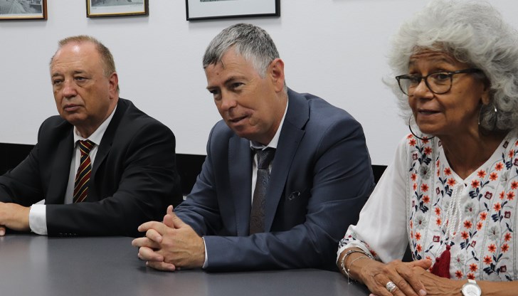 Областният управител на Русе Данил Ковачев и префектът на Гюргево Флорентина Станкулеску проведоха среща днес