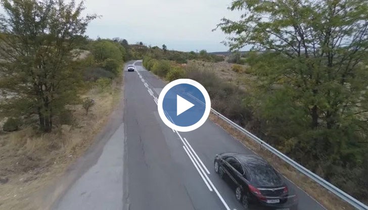 Пътят между Раднево и Гълъбово осъмна с три ленти