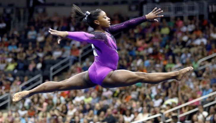 Симон Байлс получи най-добрия резултат на три от четирите уреда Симон Байлс получи най-добрия резултат на три от четирите уреда
