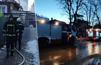Пожар на къща в Русе