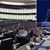 Николай Денков говори пред празна зала в Европарламента