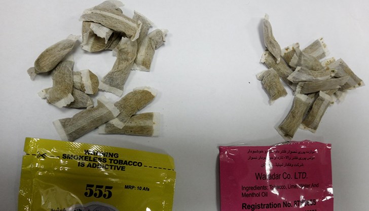 Паучовете са произведени в Пакистан и Афганистан