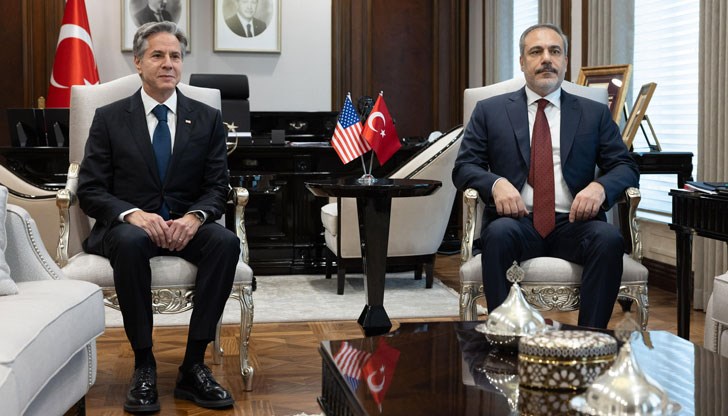 САЩ накърниха собствения си международен имидж, заяви първият дипломат на Анкара Хакан Фидан по време на преговорите с Блинкен
