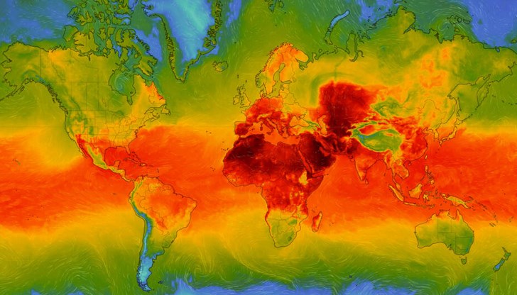 Миналият месец счупи с огромна разлика предишния температурен рекорд за октомври от 2019 година Миналият месец счупи с огромна разлика предишния температурен рекорд за октомври от 2019 година
