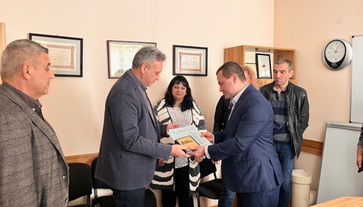 Пенчо Милков и Димитър Недев поздравиха ръководството и служителите на предприятието