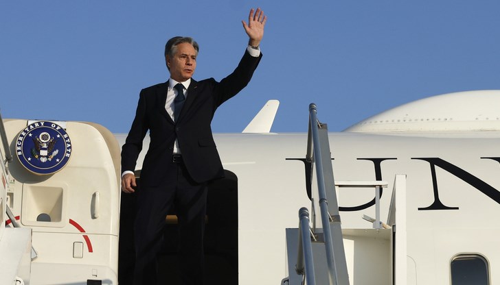 Посещението на Блинкън в Багдад не беше оповестено предварително от съображения за сигурност