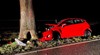 Пиян шофьор оцеля след удар в дърво край Пловдив
