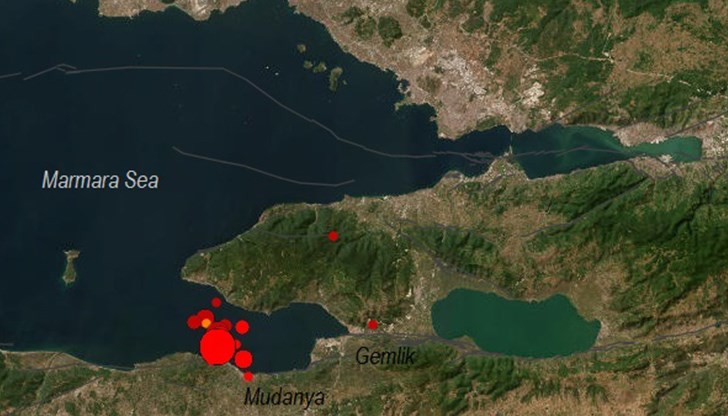 Земетресението с магнитуд 5.1 е усетено в Пловдив, Сливен и Бургас