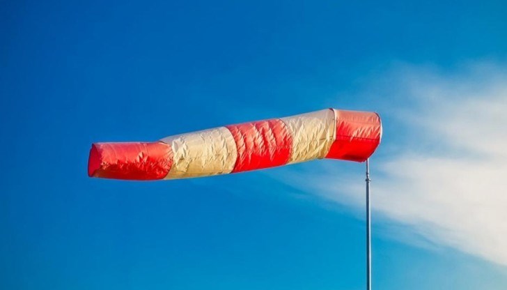 В 4 области в Югоизточна България е обявен жълт код за силен вятър