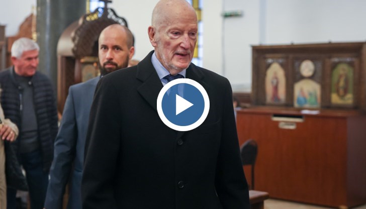 Той присъства на молебен за здраве на българския патриарх Неофит