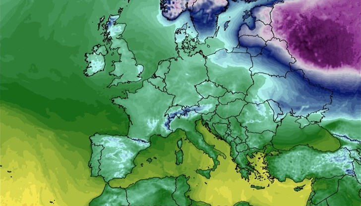 Стратосферно затопляне причинява рязко падане на температурите и обилен снеговалеж