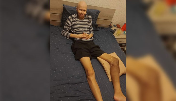 16-годишното момче се лекува от агресивно туморно заболяване на костите, което е стигнало до белите дробове