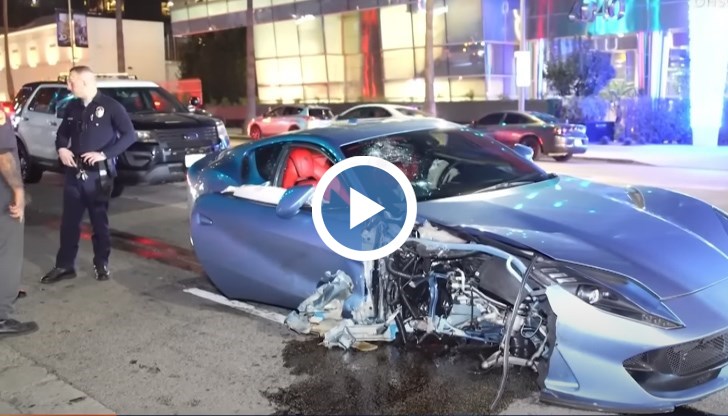 Майкъл Б. Джордан се е забил със спортната си кола в паркиран автомобил в Холивуд