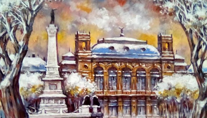 Представени са близо 200 картини на зимна тематика