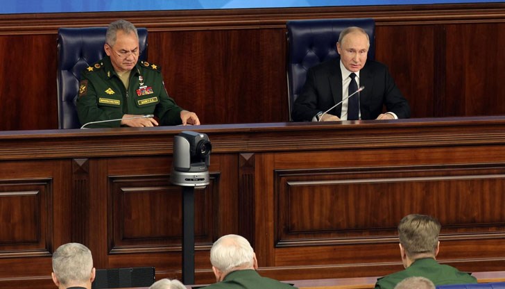 Руският президент бе на конференция на високопоставени служители на руските отбранителни сили