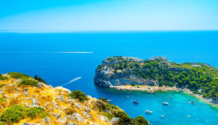 Трусът е локализиран на 11 километра източно от остров Родос Трусът е локализиран на 11 километра източно от остров Родос