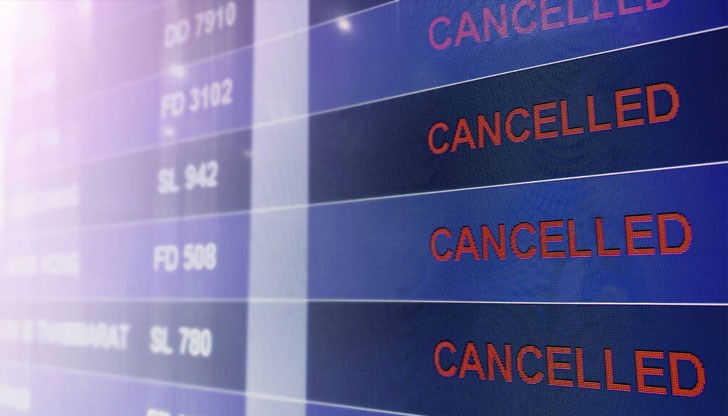 65 европейски полета, предвидени да бъдат изпълнени следобед и вечерта, няма да се изпълнят заради снеговалеж 65 европейски полета, предвидени да бъдат изпълнени следобед и вечерта, няма да се изпълнят заради снеговалеж