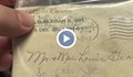 Семейство получи писмо, изпратено преди 80 години