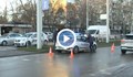 Джип помете мъж на пешеходна пътека на булевард "Липник"