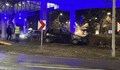 Кола се запали на кръстовище в Бургас
