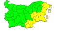 Жълт код за Източна България