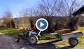 Мъж от село Мерданя изобрети кола, която да управлява без книжка
