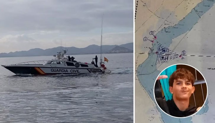 Младежът плавал с приятели с кану, но то потънало