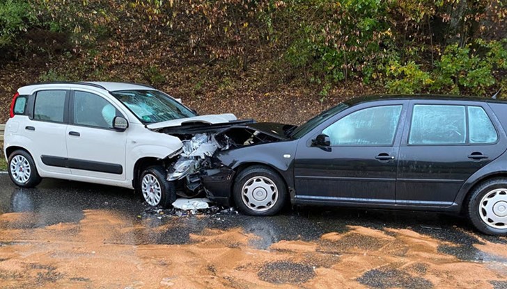 Произшествието е възникнало в района на кръстовище между булевард "Христо Ботев" и улица"Вега" Произшествието е възникнало в района на кръстовище между булевард "Христо Ботев" и улица"Вега"