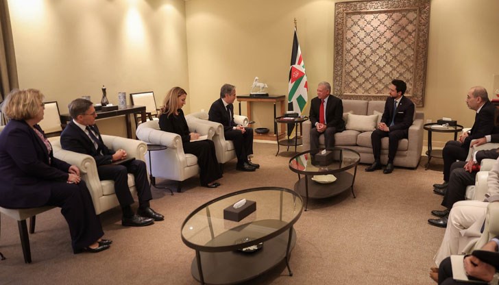 Държавният секретар на САЩ бе на посещение в Йордания по-рано днес