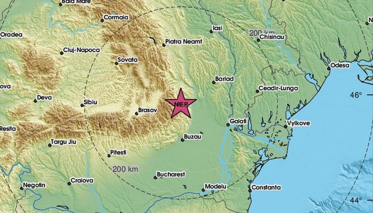 Вторият трус е усетен в 04:49 часа