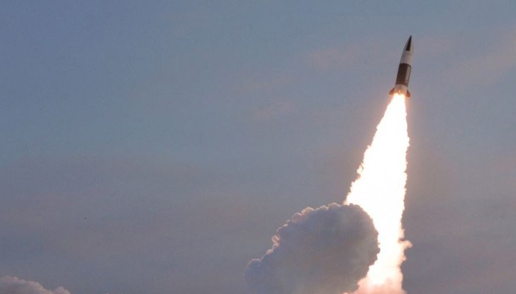 Изстрелването е било от района на столицата на КНДР Пхенян Изстрелването е било от района на столицата на КНДР Пхенян