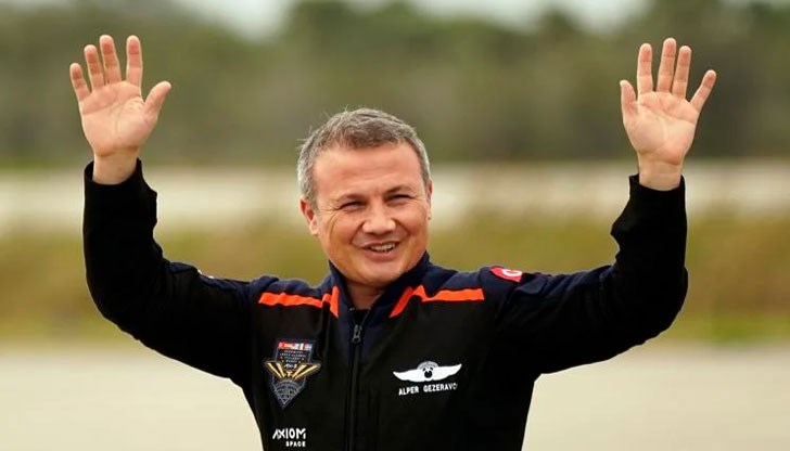 Алпер Гезеравчи е част от дългоочакваната мисия "Axiom-3"