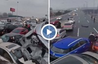 Верижна катастрофа с над 100 коли в Китай