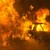 Кола изгоря след катастрофа в село Просена