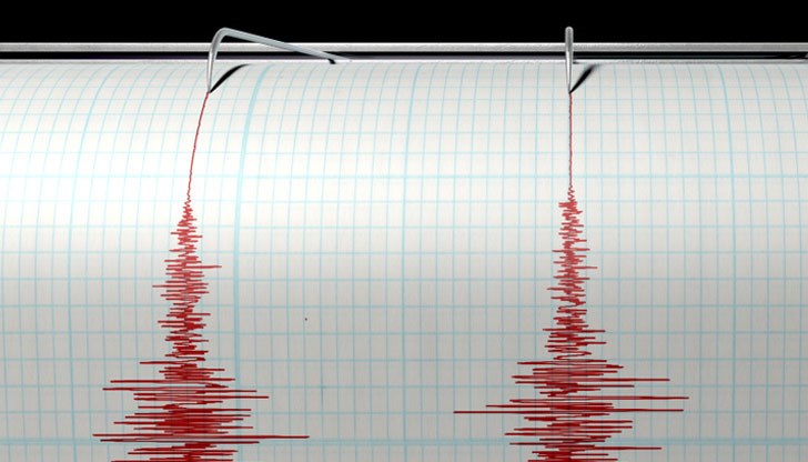 Трусът е регистриран в 11:23 часа българско време Трусът е регистриран в 11:23 часа българско време